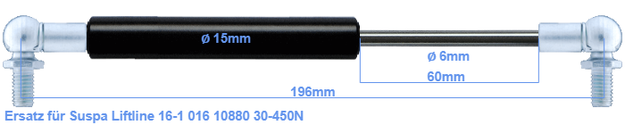 Suspa Liftline 16-1 016 10880